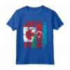 Bandiere Azerbaigian Canada | Mezze radici azere canadesi Maglietta - Abbigliamento Vintage per Celebrare le Radici e l'Amicizia