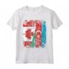 Bandiere Azerbaigian Canada | Mezze radici azere canadesi Maglietta - Abbigliamento Vintage per Celebrare le Radici e l'Amicizia
