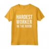 Hardest Worker in the Room Shirt - Nobody Cares Work Harder Maglietta - Motivational Gym Workout Tee with Inspirational Quotes