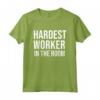 Hardest Worker in the Room Shirt - Nobody Cares Work Harder Maglietta - Motivational Gym Workout Tee with Inspirational Quotes