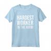 Hardest Worker in the Room Shirt - Nobody Cares Work Harder Maglietta - Motivational Gym Workout Tee with Inspirational Quotes