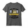 Gioco da Tavolo Backgammon Maglietta - Just One More Backgammon Game I Promise - Ideale per gli Amanti del Backgammon