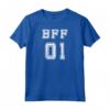 Donna BFF 01 - Maglietta Migliore Amica con Collo a V per Regalo di Natale - Ideale per Compleanno delle Migliori Amiche