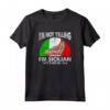 Funny Sicily Quote for Yelling Sicilian Maglietta - Lightweight Classic Tee with Double Stitched Sleeves and Bottom Hem