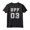 BFF 03 - Maglietta Migliori Amici per Sempre per la Migliore Amica - Regalo Unico per Natale o Compleanno - Design Sportivo per Ragazze
