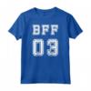 BFF 03 - Maglietta Migliori Amici per Sempre per la Migliore Amica - Regalo Unico per Natale o Compleanno - Design Sportivo per Ragazze
