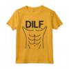 Funny DILF Mens Abdominal Muscles Six Pack Gym Dad Humor Maglietta - Perfect Gift for Fathers, Husbands, and Boyfriends