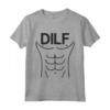 Funny DILF Mens Abdominal Muscles Six Pack Gym Dad Humor Maglietta - Perfect Gift for Fathers, Husbands, and Boyfriends