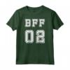 BFF 02 - Maglietta Migliore Amica per Regalo di Natale - Design Sportivo per Ragazze - Le Migliori Amiche Sono le Sorelle che Scegliamo