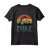 Man I Love Fishing - M.I.L.F. - Funny Fishing Fishermen Angler Maglietta - Regalo divertente per pescatori - Pesca Retro Vintage Sunset