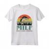 Man I Love Fishing - M.I.L.F. - Funny Fishing Fishermen Angler Maglietta - Regalo divertente per pescatori - Pesca Retro Vintage Sunset
