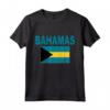 Maglietta con Bandiera delle Bahamas alla Moda - Idea Regalo per Uomo, Donna, Bambino - Abbigliamento con Bandiera delle Bahamas