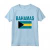 Maglietta con Bandiera delle Bahamas alla Moda - Idea Regalo per Uomo, Donna, Bambino - Abbigliamento con Bandiera delle Bahamas
