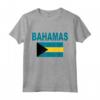 Maglietta con Bandiera delle Bahamas alla Moda - Idea Regalo per Uomo, Donna, Bambino - Abbigliamento con Bandiera delle Bahamas