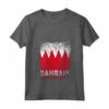 Bandiera del Bahrain - Maglietta con Collo a V per Mostrare l'Orgoglio per il Tuo Patrimonio Familiare - Ideale per Uomini, Donne e Bambini