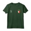 Bahrein Numero 5 Maglia Sportiva Calcio - Orgoglio Nazionale Bandiera - Regalo Souvenir Bahrein