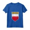 Bahrain Flag - Maglietta con Collo a V per Mostrare il Tuo Orgoglio per il Bahrain - Ideale per Uomini, Donne e Bambini