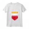Bahrain Flag - Maglietta con Collo a V per Mostrare il Tuo Orgoglio per il Bahrain - Ideale per Uomini, Donne e Bambini