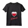 Bahrain Flag T-shirt with V-Neck - Show Bahrain Heritage Pride - Great for Men, Women, and Kids