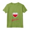 Bahrain Flag T-shirt with V-Neck - Show Bahrain Heritage Pride - Great for Men, Women, and Kids