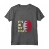 Donna Bahrain In My DNA Bahraini Flag Team Bahrain Maglietta con Collo a V - Support Your National Football Team - Buy Bahrain Flag Tee Online