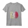 Donna Bahrain In My DNA Bahraini Flag Team Bahrain Maglietta con Collo a V - Support Your National Football Team - Buy Bahrain Flag Tee Online