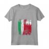 BAHRAIN ITALIA Bandiera Amicizia | BAHRAIN Maglietta con Collo a V - Leggera e Resistente, Ideale per Mostrare il Tuo Orgoglio