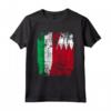 BAHRAIN ITALIA Bandiera Amicizia | Leggera Maglietta con Taglio Classico - Ideale come Regalo di Amicizia