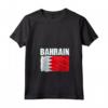 Emblema Bandiera Bahrain Maglietta con Collo a V - Design Classico - Ideale per Mostrare il Tuo Orgoglio