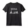 Seoul Corea del Sud Città coreana Kpop Kdrama Skyline Hangul Maglietta - Ideale per i Tour e Regali Unici - Moda Coreana K-pop