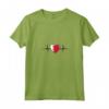 Heartbeat Design Bahraini Flag Bahrain Maglietta con Collo a V - Unique Gift for Bahraini Fans - Buy Online Bahrain Flag Tee