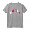 Bandiera del Bahrain Francia - Cuore francese del Bahrain Maglietta - Regalo Heritage Bahrainita-Francese