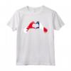Bandiera del Bahrain Francia - Cuore francese del Bahrain Maglietta - Regalo Heritage Bahrainita-Francese