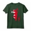 Mappa di Bandiera del HapTiger Maglietta - T-shirt Unica con Stampa Tigre - Acquista Online