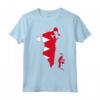 Mappa di Bandiera del HapTiger Maglietta - T-shirt Unica con Stampa Tigre - Acquista Online