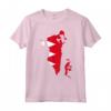 Mappa di Bandiera del HapTiger Maglietta - T-shirt Unica con Stampa Tigre - Acquista Online