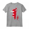 Mappa di Bandiera del HapTiger Maglietta - T-shirt Unica con Stampa Tigre - Acquista Online