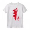 Mappa di Bandiera del HapTiger Maglietta - T-shirt Unica con Stampa Tigre - Acquista Online