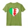 Irlandese e BahrainI Heart Mix Heritage Maglietta - Regalo di Natale per Nazionalità e Patrimonio - Vintage Bandiera del Bahrein