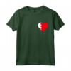 Bahrain Bandiera Cuore - Maglietta Amore Bahrain - Ideale per Feste Nazionali e Regali Patriottici