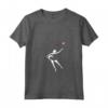 Donna Ballerina Danza Balletto Figura Bambina - Maglietta Fustellata per Regalo - Ideale per Natale e Compleanno