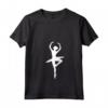 Donna Danza Ballerina - Regalo Silhouette Donna Bambina - Maglietta con Collo a V - Ideale per Ballerine di Danza Classica - Passione per la Danza