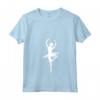 Donna Danza Ballerina - Regalo Silhouette Donna Bambina - Maglietta con Collo a V - Ideale per Ballerine di Danza Classica - Passione per la Danza