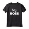 Big Boss Matching Design per Mamma o Papà - Maglietta Coordinata per Genitori e Figli - Ideale per Le Vacanze o Passeggiate in Famiglia