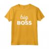 Big Boss Matching Design per Mamma o Papà - Maglietta Coordinata per Genitori e Figli - Ideale per Le Vacanze o Passeggiate in Famiglia