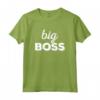 Big Boss Matching Design per Mamma o Papà - Maglietta Coordinata per Genitori e Figli - Ideale per Le Vacanze o Passeggiate in Famiglia