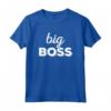 Big Boss Matching Design per Mamma o Papà - Maglietta Coordinata per Genitori e Figli - Ideale per Le Vacanze o Passeggiate in Famiglia