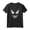 HapTiger Venom Big Face Grin Halloween Costume Maglietta - Officially Licensed Apparel for Halloween Parties
