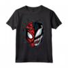 HapTiger Spider-Man Peter Venom Split Face Maglietta - Con Licenza Ufficiale - Marvel Apparel 20MARV00005A-001