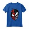 HapTiger Spider-Man Peter Venom Split Face Maglietta - Con Licenza Ufficiale - Marvel Apparel 20MARV00005A-001
